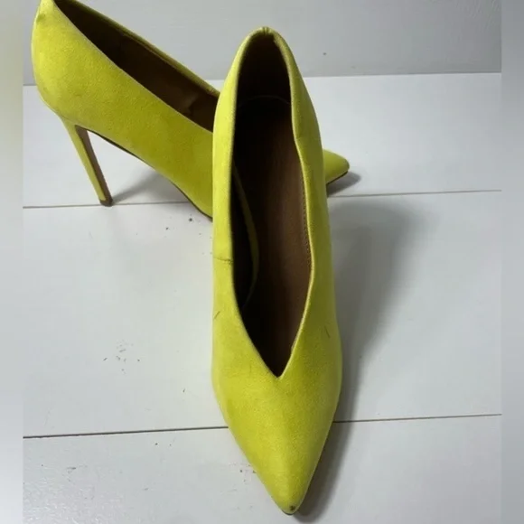 ASOS Neon Yellow Heels - Picture 3 of 15